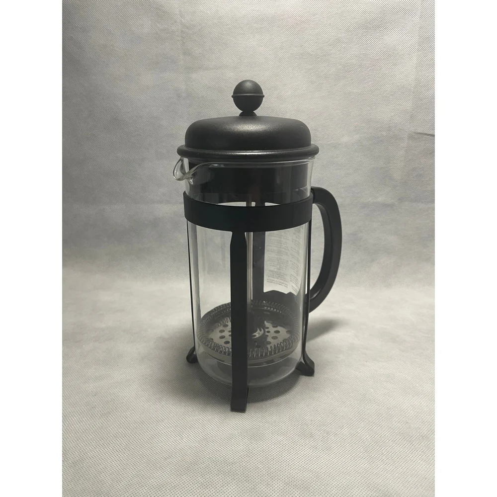 Vintage BODUM French Press 8 Cup 34oz Stainless Steel Glass Coffee Maker VG